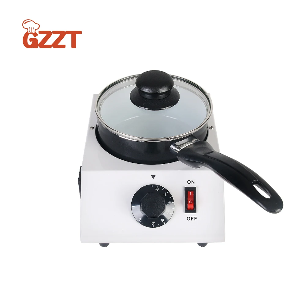 GZZT 40W Chocolate Melting Pot Electric Mini Pot Non Stick Pot for Melting Chocolate, Sugar, Butter or for Cooking Diameter 14cm