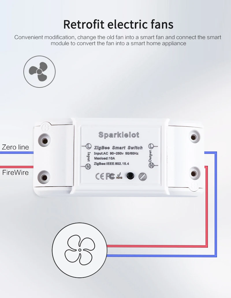 Умный светильник ключатель света Zigbee Tuya Wi-Fi универсальный дистанционное