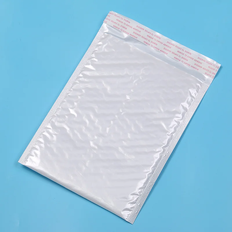 Plastic White Foam Envelope Bag Mailers Padded Shipping with Bubble Mailing Gift Wrap Packaging Bags 50pc 13*21cm |