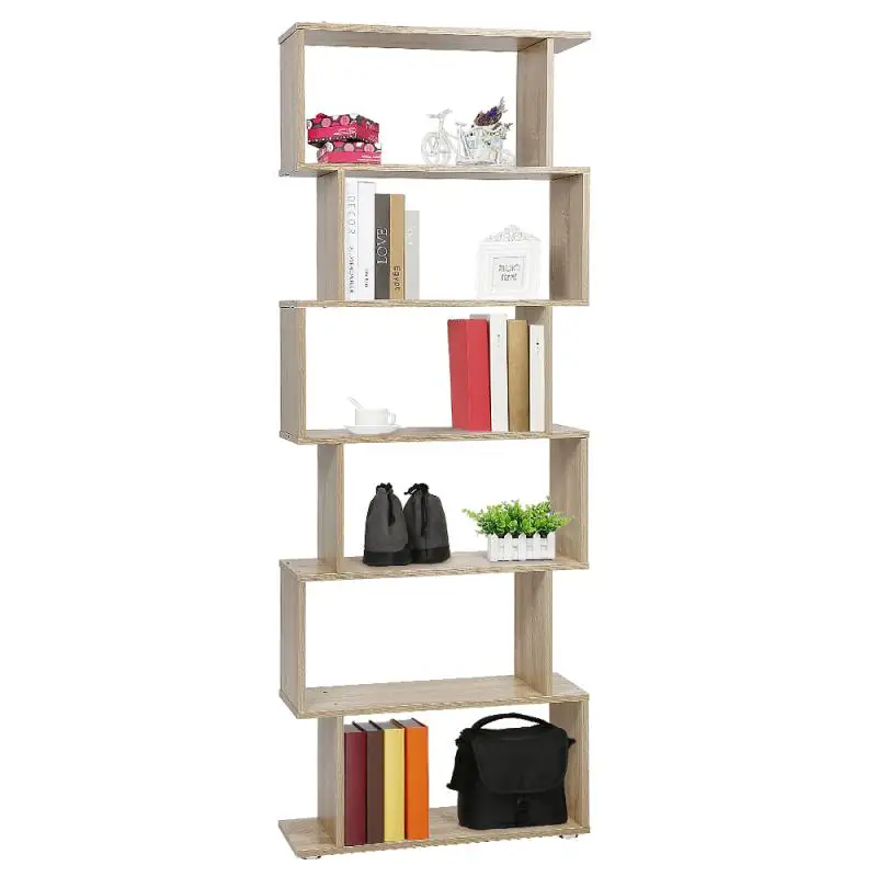 Зарубежный запас! 6 уровневая угловая книжная полка декор для гостиной книжный