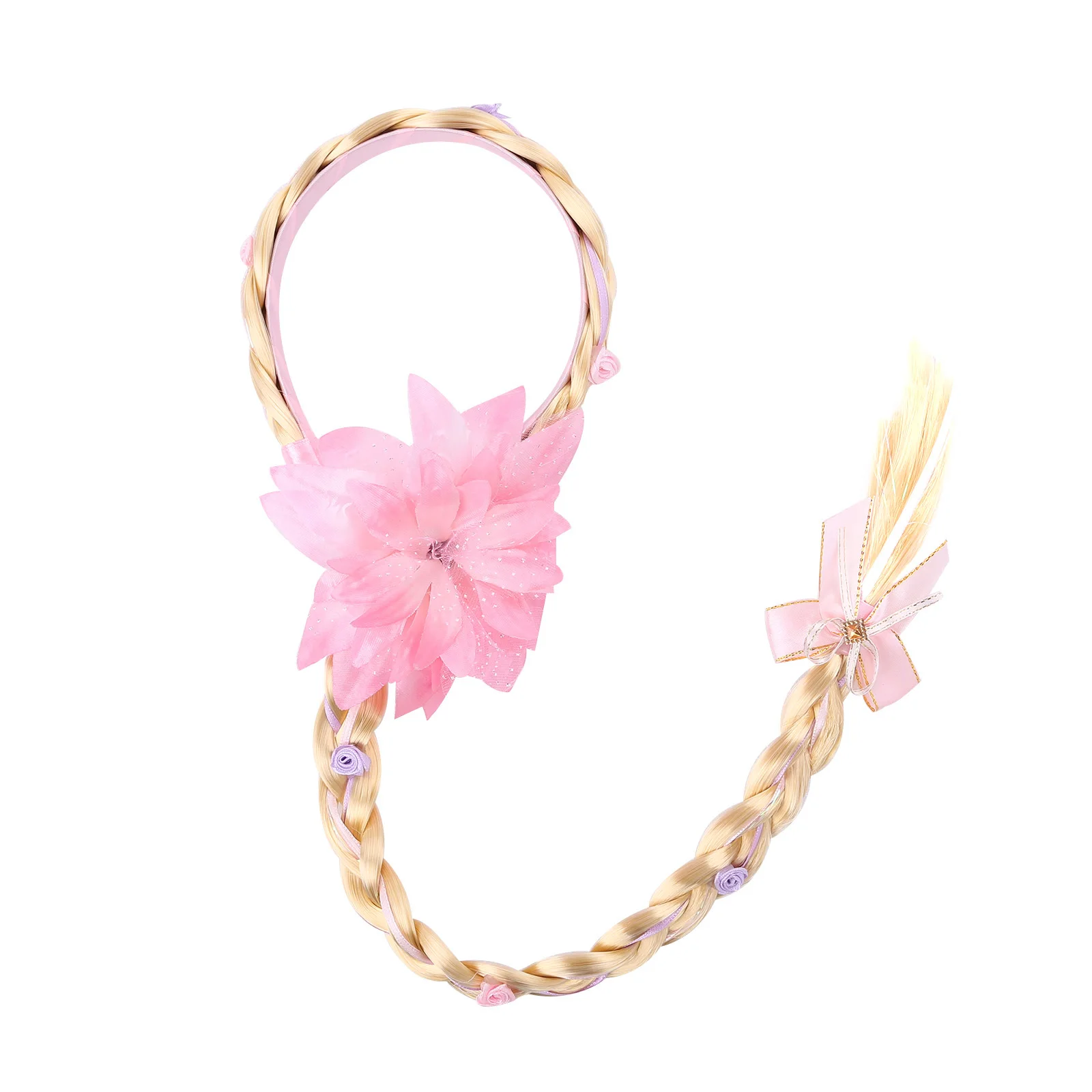 Детская плетеная коса для косплея блонд девочек 5 стилей повязка на голову с