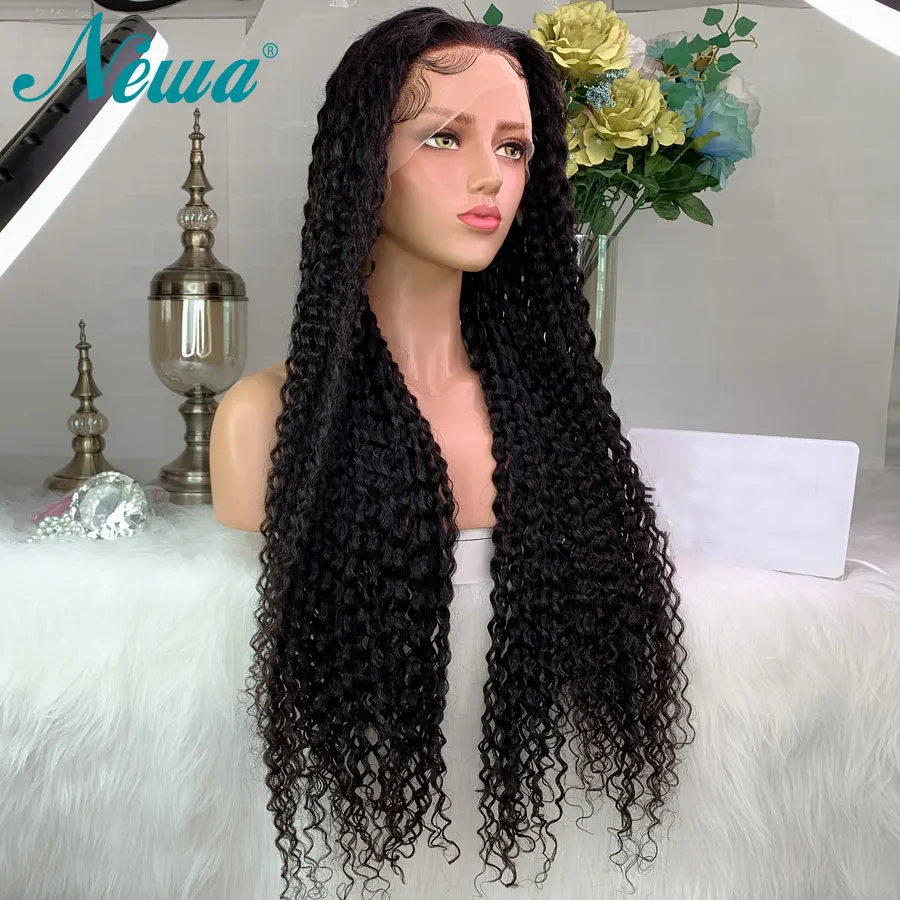 Newa волосы длинные кружевные передние человеческие парики 26-32 дюйма 13x6