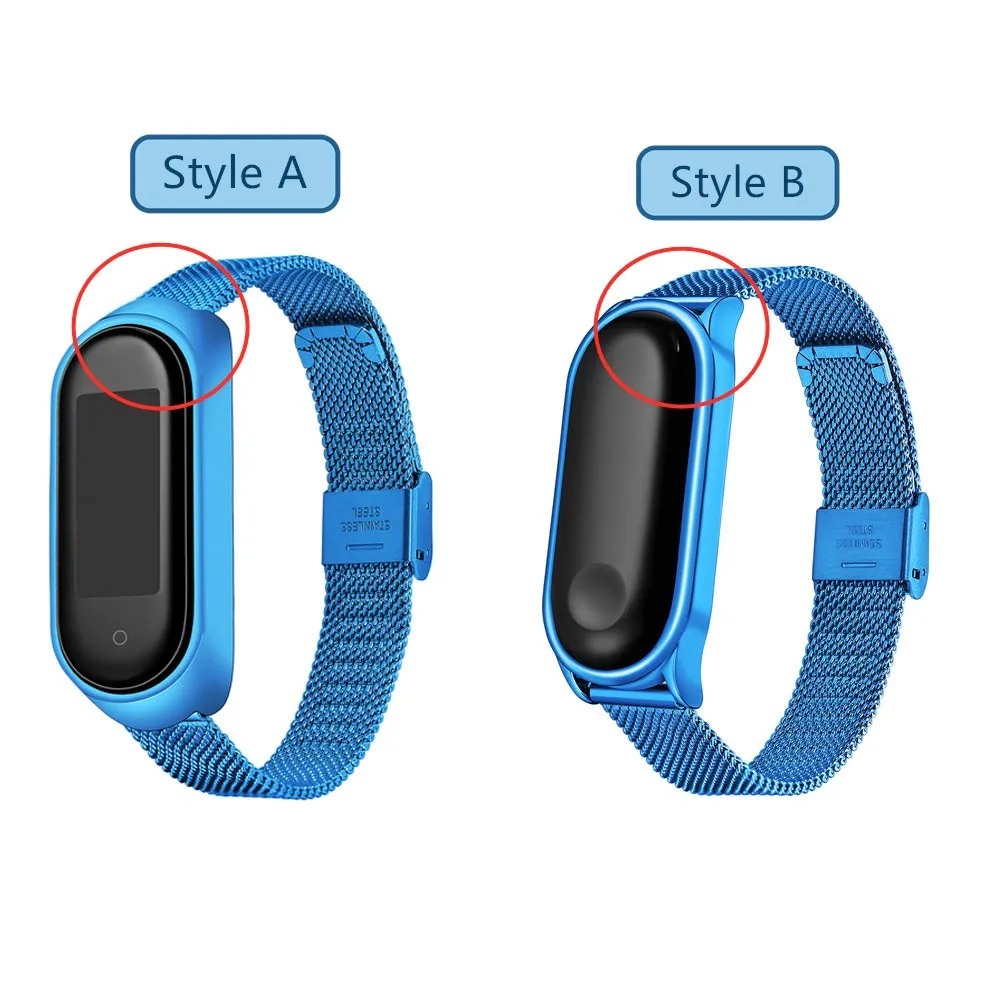 Металлический ремешок для Xiaomi Mi Band 6 5 4 3 сменный смарт-браслет Безвинтовой