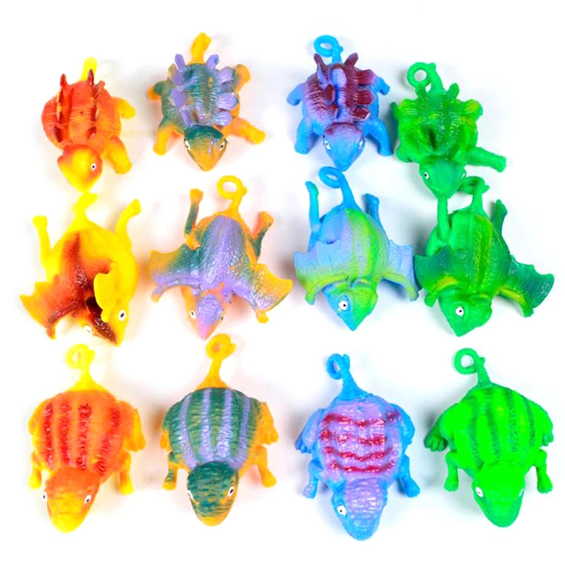 1Pc Interesting And Cute Dinosaur Antistress Inflatable Animal Toys Squeeze Soft Balloon Party Gift Color Random | Игрушки и хобби