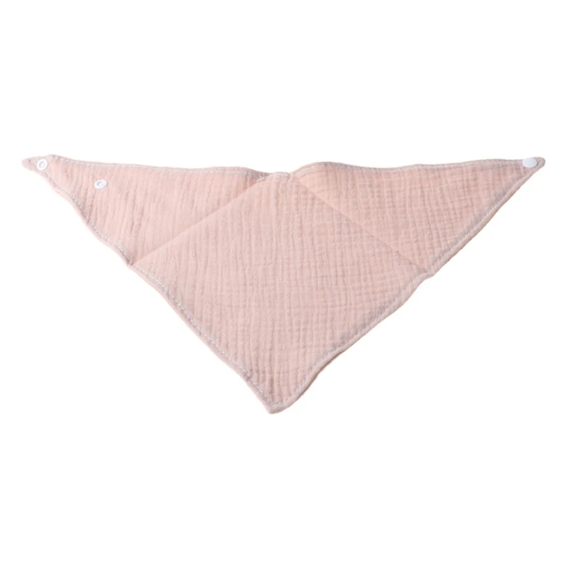 Baby Infant Cotton Bib Newborn Solid Color Triangle Scarf Feeding Saliva Towel Bandana Burp Cloth Boy Girl Shower Gifts