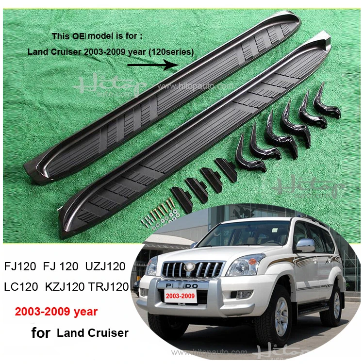 side step nerf bar running board for Toyota Land Cruiser 120 or 150 2003-2020 FJ150 LC120 LC150 UZJ120 TRJ120 LJ150 KZJ120 | Автомобили и