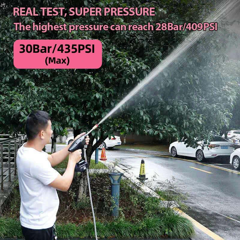 Скидка Беспроводной водяной пистолет высокого давления для автомойки, портативный генератор пены высокого давления, моющий насос для Makita, батарея...