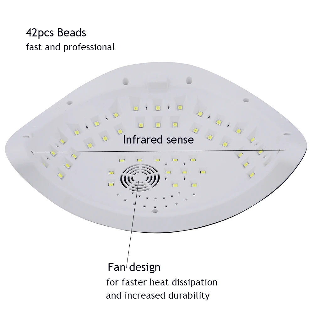 Аппарат для сушки ногтей с большим ЖК экраном 42 светодиодный|Сушилки ногтей| |