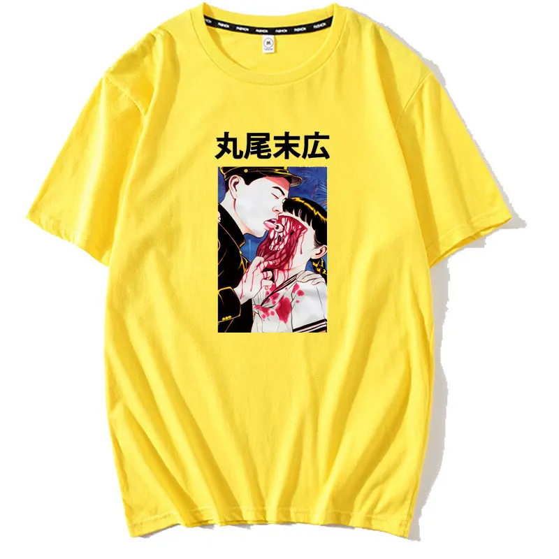 

Eyeball Lick Suehiro Maruo Cult Japan Anime Manga Horror Auge Junji Ito T Shirt Men Cotton T-shirt Funny Tees Tops Streetwear