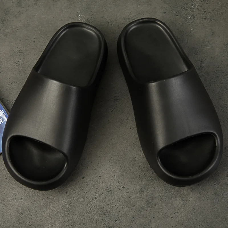 

Men's Summer Slippers Breathable Cool Beach Shoes Slippers Fish Mouth Bone White Men's Slippers Lightweight Plus Size 34-46
