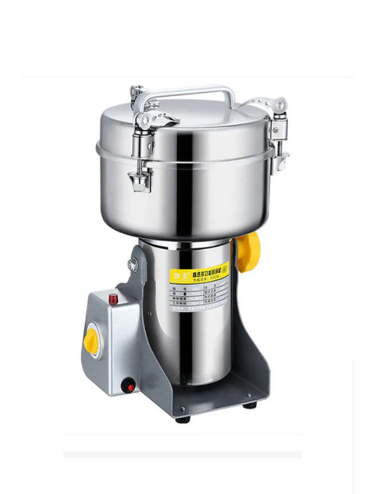 

2500G 4100W Grains Spices Hebals Cereals Coffee Dry Food Grinder Mill Grinding Machine Gristmill Home Medicine Flour Crusher