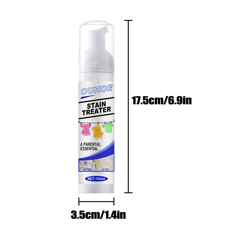 

Stain Remover Baby and Children's Clothing Oil Stain Removal Multi-Purpose Clothes Cleaner FBS889