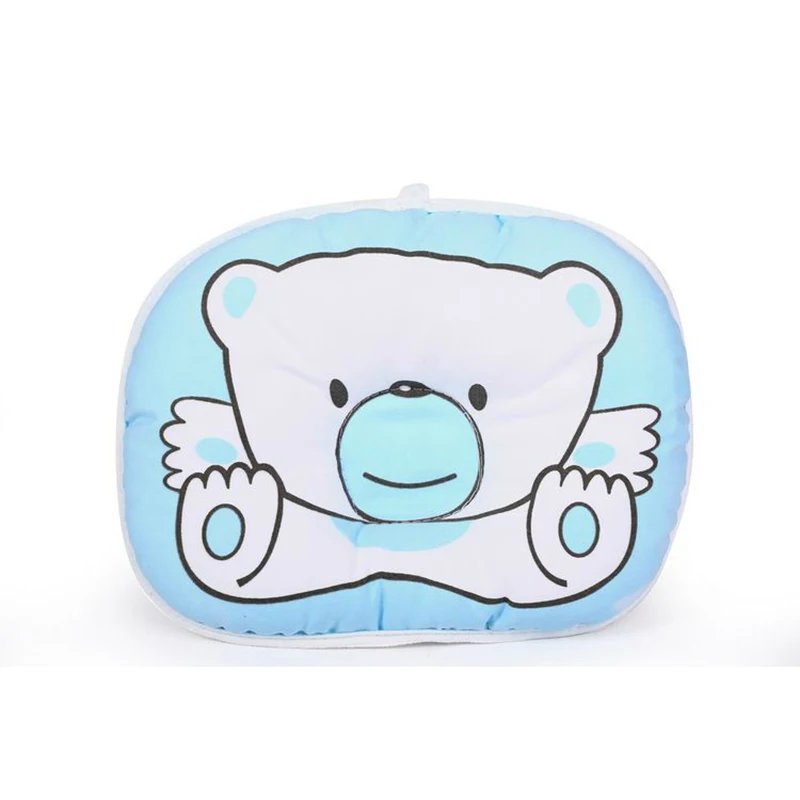 Blue Bear Подушка для новорожденного ребенка, для придания формы, против опрокидывания, боковая подушка для сна, треугольная подушка для ребенка 0-6 месяцев - Цвет: Blue Bear