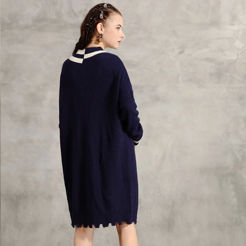 Европейская и американская женская зимняя одежда 2020 Новое свободное вязаное