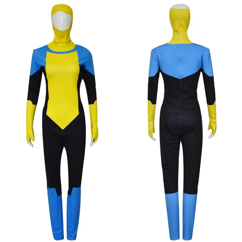 

Invincible Mark Grayson Atom Eve Omni Man Cosplay Costume Zentai Outfits Uniform Jumpsuit Bodysuit Catsuit Adult Halloween Prop