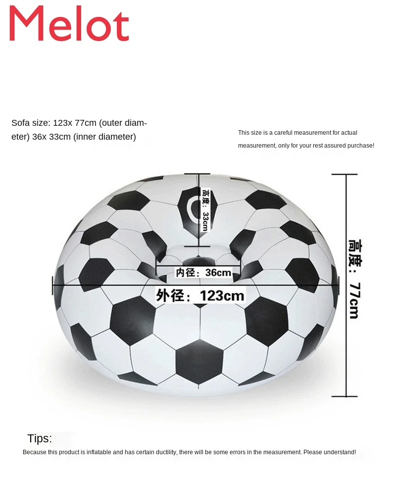 barato Engrossar Futebol Basquete Reunindo Cadeira Inflável Assento De Ar Cadeira Relaxar Pufe Mobiliário Doméstico Ao Ar Livre Cadeira Preguiçosa Com Bomba