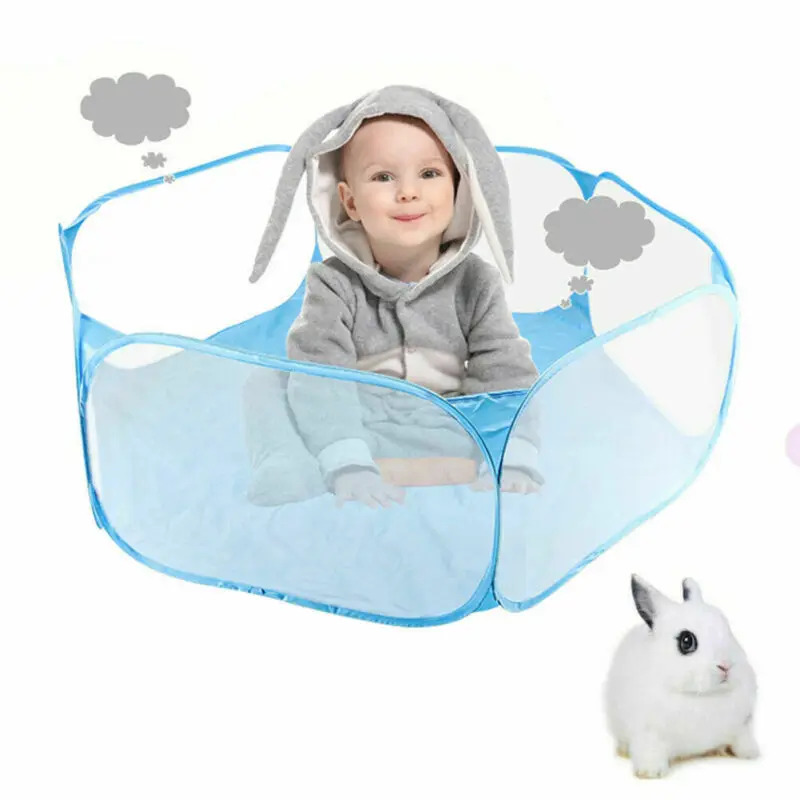 

Portable Pet Cat Dog Cage Tent Playpen Folding Fence For Hamster Hedgehog Small Animals Breathable Puppy Cat Rabbit Guinea Pig