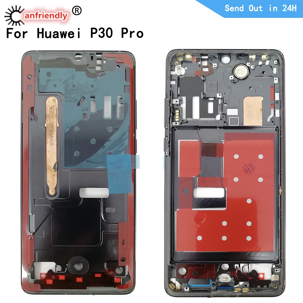 

P30Pro Middle Frame For Huawei P30 Pro VOG-L29 L09 AL00 TL00 L04 AL10 HW-02L Middle Frame Housing Cover replacement middle frame