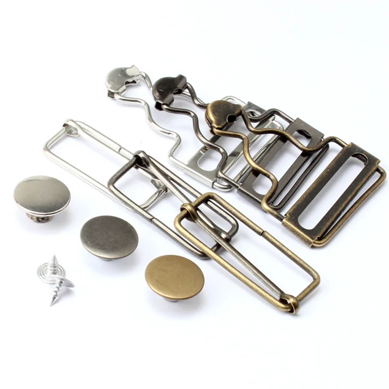 1 Пара регулируемых пуговиц без гвоздей из сплава аксессуары для одежды джинсы