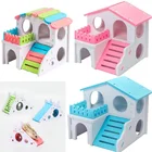 Собранный хомяк, горка, игрушка, морская свинка, Золотой медведь, забавный дышащий хомяк, домик, гнездо, Chinchillas, оптовая продажа, аксессуары для хомяка