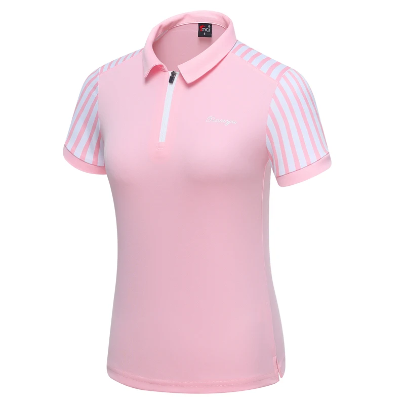 Новинка футболки для гольфа женская футболка с коротким рукавом спорта на