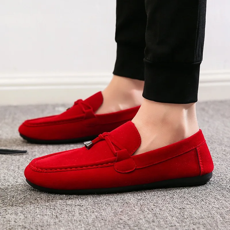 Мокасины мужские из натуральной кожи на плоской подошве | Обувь