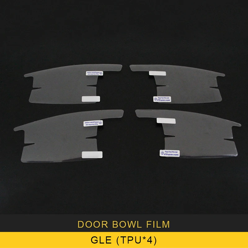 

CarManGo For Mercedes Benz GLE W166 Coupe C292 2016-2018 Auto Car Door Bowl Wrist Protective Film Cover Sticker Accessories