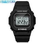 Часы наручные SYNOKE мужские электронные, брендовые цифровые спортивные для мальчиков и девочек, водонепроницаемость 5 бар