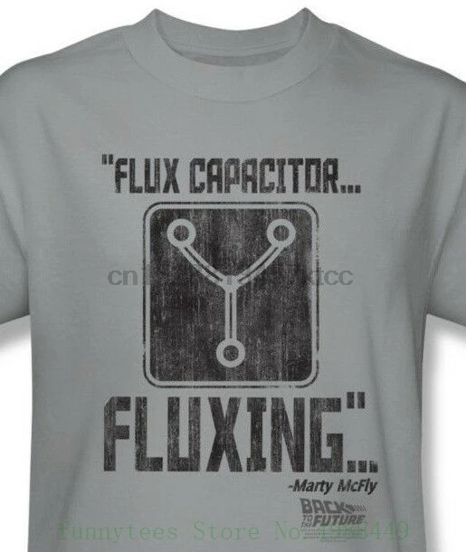 

Back To Future T Shirt Flux Capacitor Classic 80 Movie 100% Cotton Tee Uni275 Top Tees Custom Any Logo Size