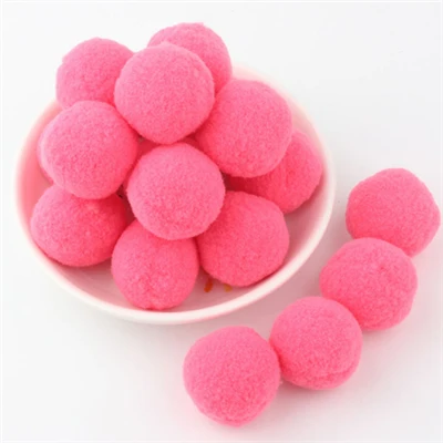 06 watermelon red Мягкие помпоны, пушистые Помпоны, плюшевые помпоны для рукоделия, помпон, мини Помпон 8 мм до 30 мм, рождественские украшения для детских игрушек, 2000 шт - Цвет: 06 watermelon red