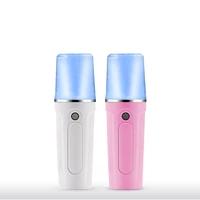 rechargeable handheld mini humidifier ultrasonic usb portable facial humidifier beauty hydrating water mist maker for face steam