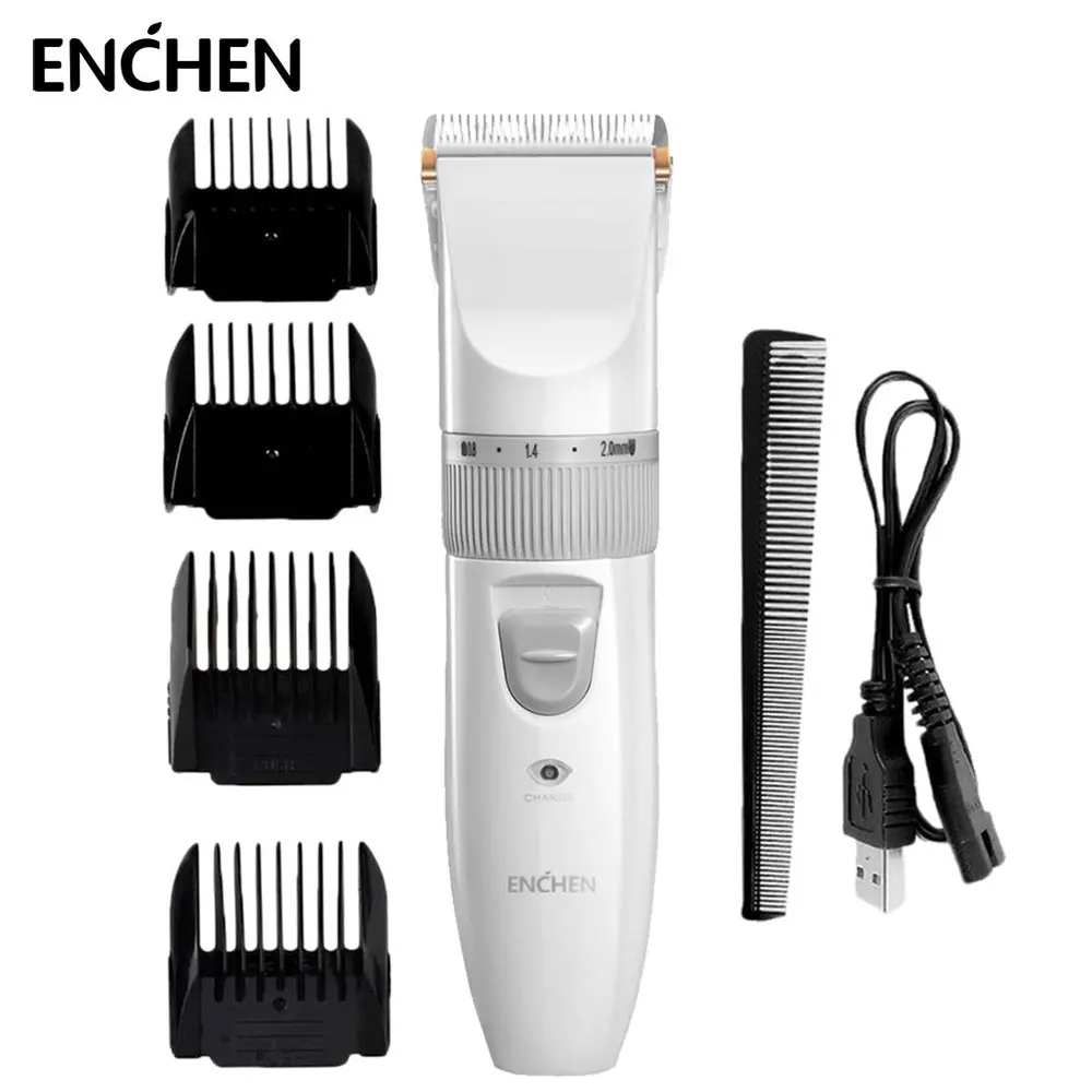 Машинка для стрижки волос Enchen Детская Аккумуляторная с зарядкой от USB|Машинки