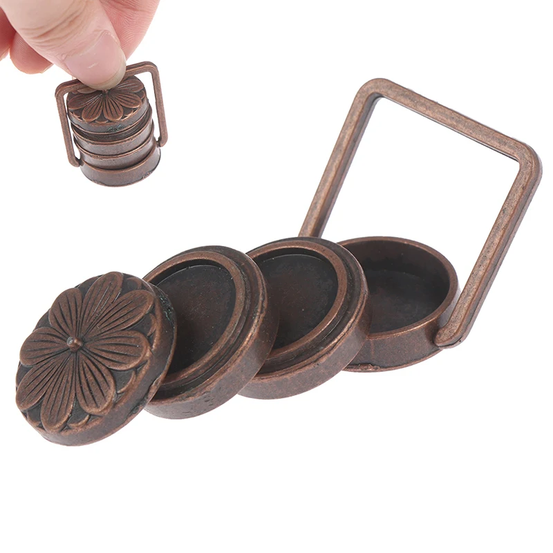 

Retro 1:12 dollhouse miniature home kitchen tools food dessert meal basket toys