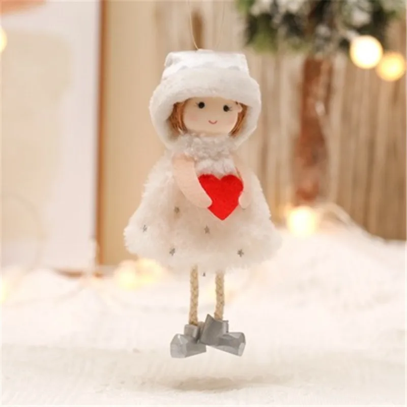 

Рождественские украшения для домашней куклы для вечеринки, новый год 2022, Рождественское украшение в виде ангела, рождественские украшения