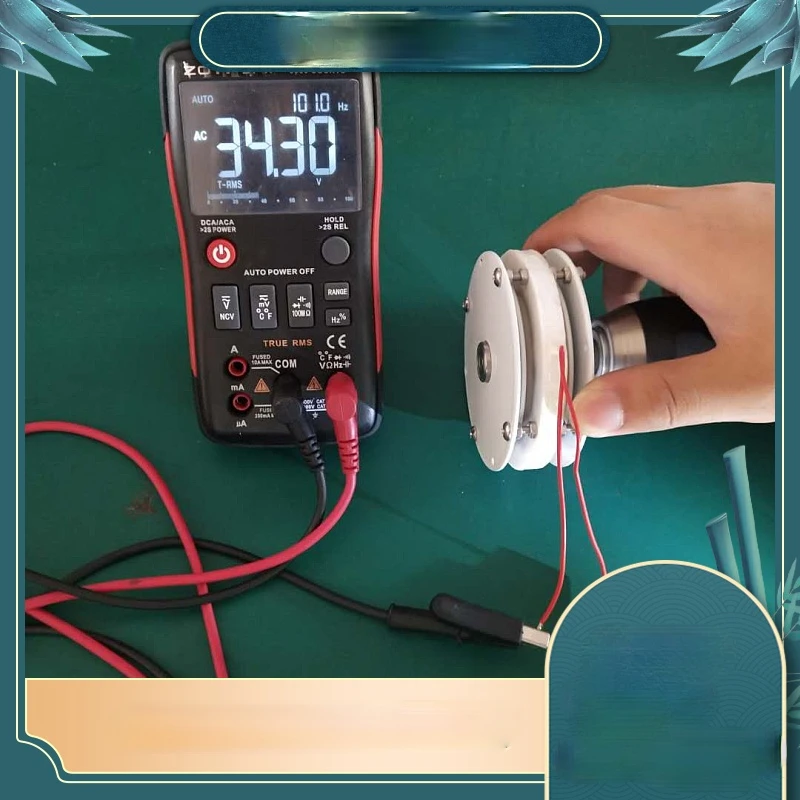 80 миниатюрный дисковый генератор с постоянным магнитом высокоэффективный мини