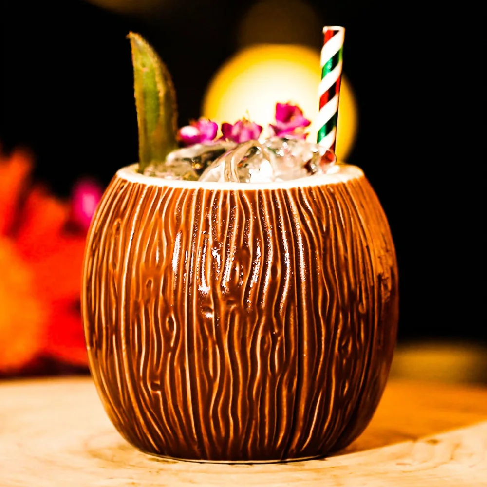 Керамическая чашка для бара дома ресторана креативная Кокосовая Коктейльная