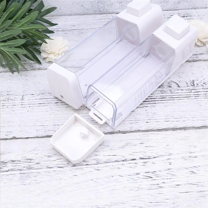 Дозатор жидкого мыла ручной диспенсер для раковины из АБС-пластика с двойной