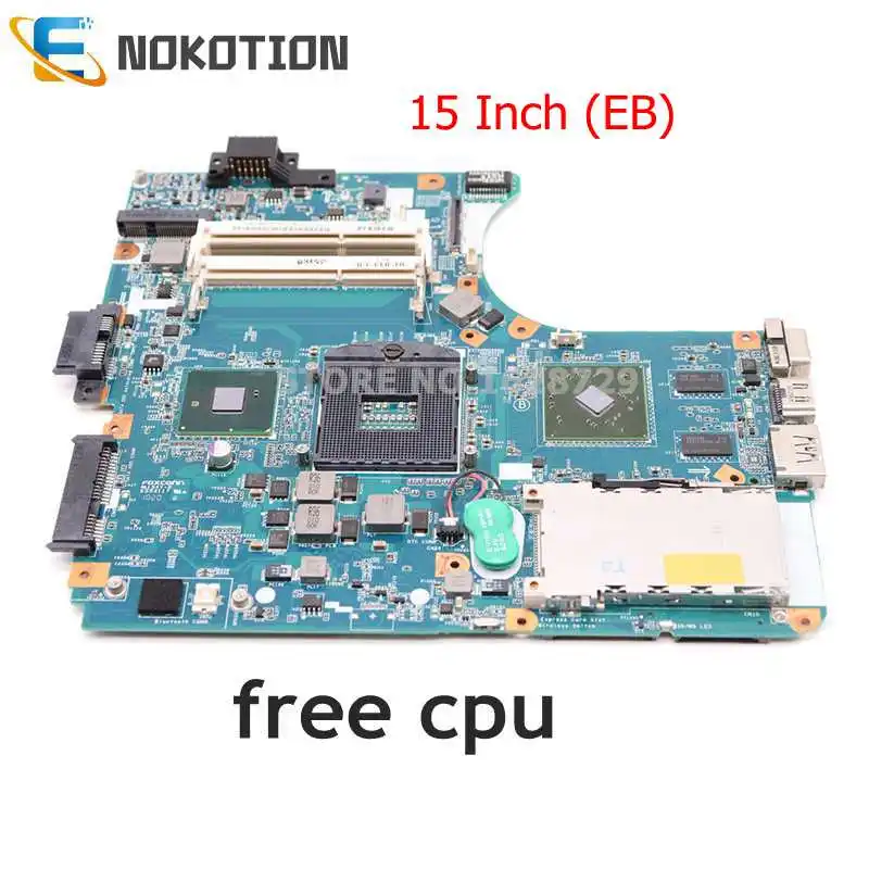 

NOKOTION A1771577A MBX-224 M960 1P-009CJ01-8011 Main board for Vaio VPCEB VPC-EB Laptop motherboard HM55 DDR3 HD 4500