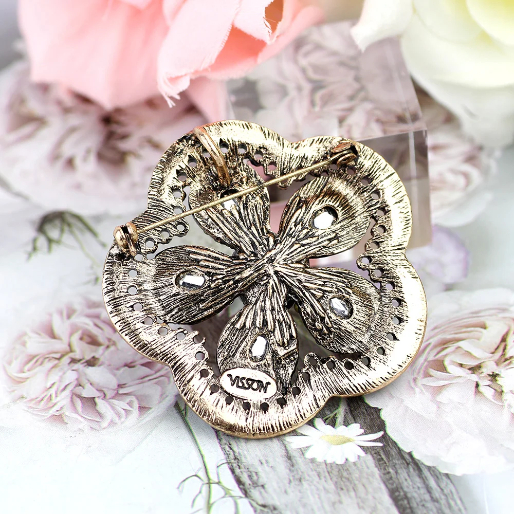 SUNSPICEMS винтажная серая Хрустальная Брошь булавка Турецкая Женская этническая Свадебная бижутерия арабский хиджаб брошь для шарфа брошь полная Стразы