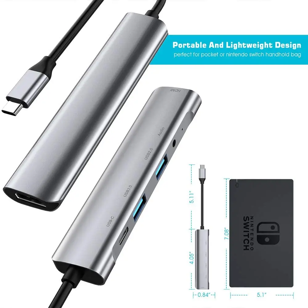 

USB C HUB for samsung Dex Type C HUB to HDMI USB 3.0 Audio Jack DATA Adapter Docking Station for Macbook for iPad pro 2020 2018