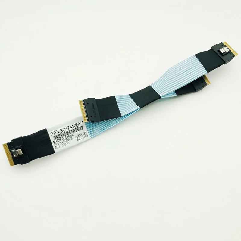 Кабель SAS Slimline SAS4.0 SFF-8654 в 74pin NVME кабель SSD прямой передачи данных 24 ГБ тонкий s |