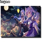 Ударная алмазная живопись Genshin, персонажи аниме, Алмазная мозаика 5d, квадратная круглая Алмазная мозаика, идеально подходит для домашнего декора