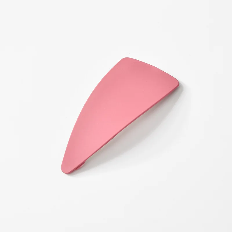 

South Korean children ins joker frosted geometric triangle clip side web celebrity jewelry bang clip hair girl