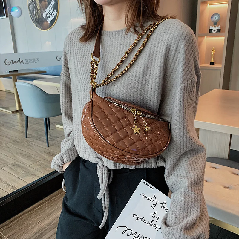 Модные Качественные сумки через плечо из лакированной кожи для женщин 2019