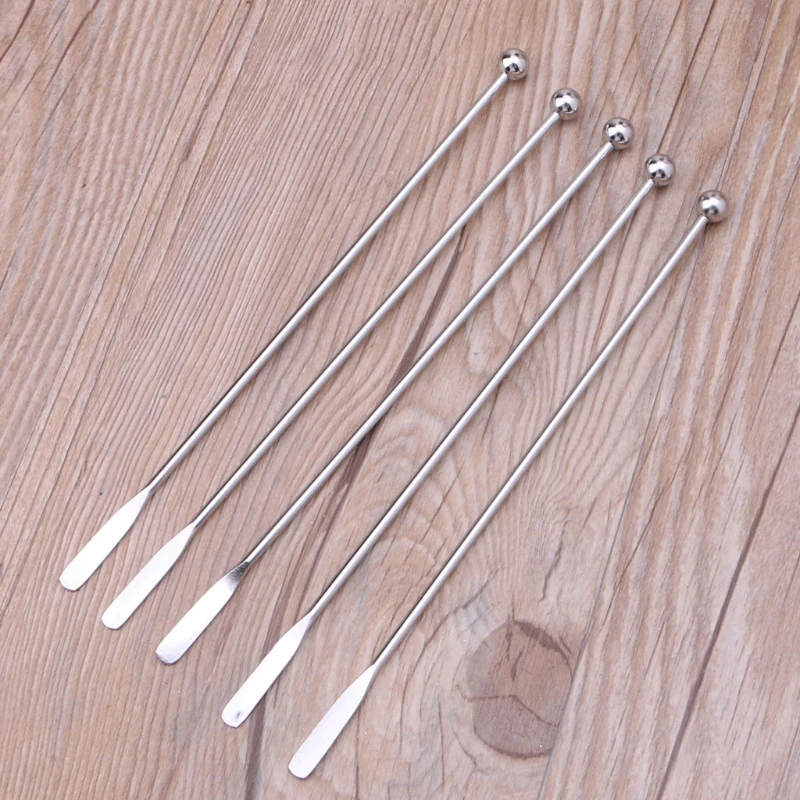 

5Pcs 7.5" Stainless Steel Reusable Epoxy Resin Mixing Sticks Resin Tools Coffee Beverage Drink Stirring Stirrers Tools