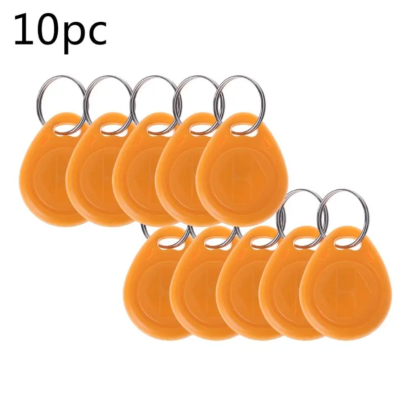 

10 Pcs Duplicator EM4305 T5577 Clone Proximity Badge Writable Rewrite Copy 125khz RFID Tag llavero Porta Chave Card Sticker Key