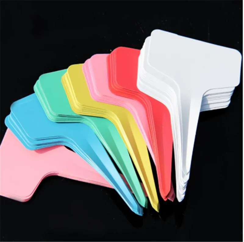 5 шт./пакет Т образные водонепроницаемые метки для садовых растений|Маркеры