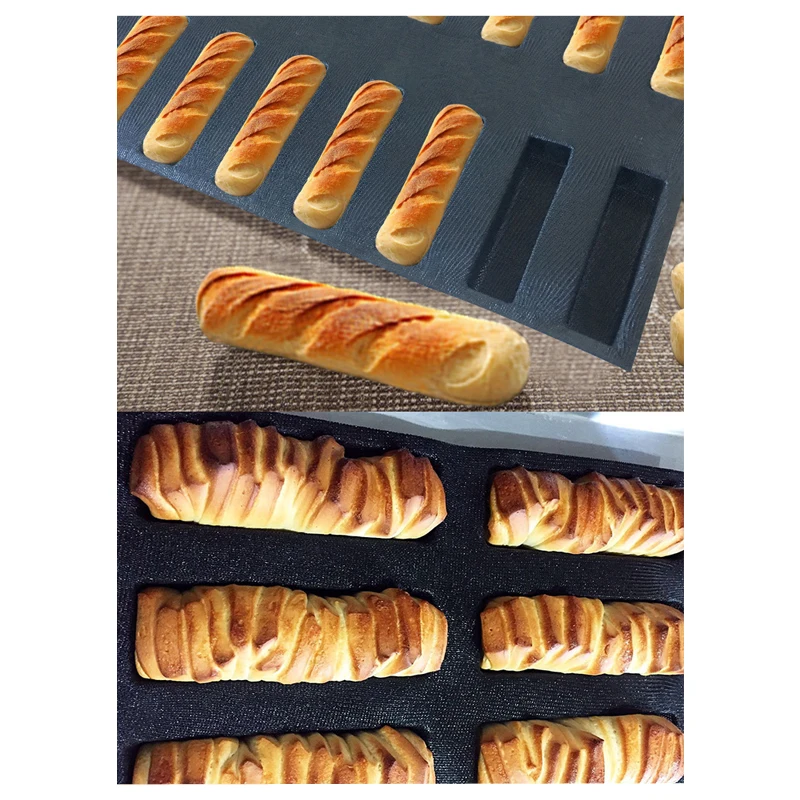 Квадратная форма для выпечки хлеба 16 ячеек с антипригарным стекловолокном | Дом и