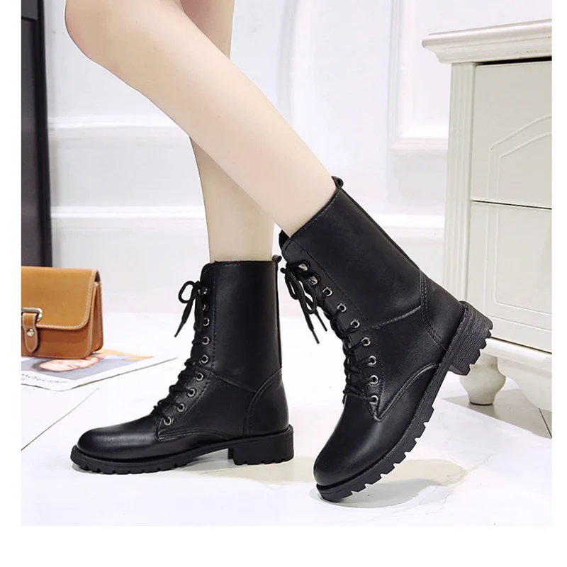 Женские ботильоны из искусственной кожи повседневные весенние женские 2019 | Обувь