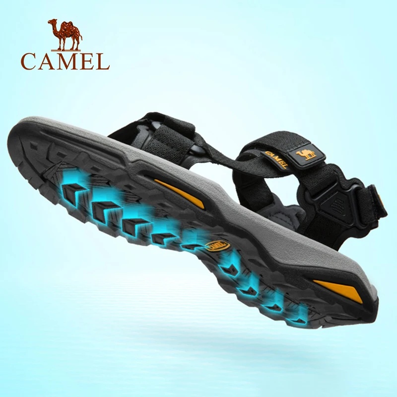 GOLDEN CAMEL Men Shoes Casual Outdoor Sports Summer Sandals Comfortable Fashion Non-slip Hiking Beach Shoes for Men Large Size